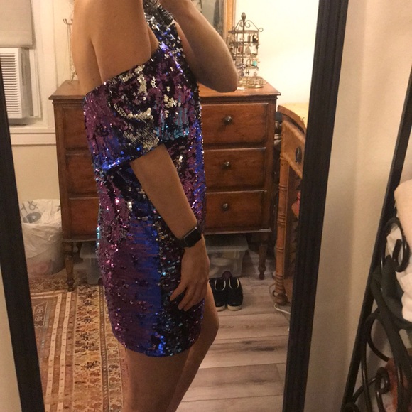 Sequin Dress Worn 3 Ways in Size Small - Picture 4 of 4